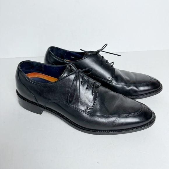Cole Haan Men\'s Lenox Hill Black Leather Split-Toe Oxford Sz 10 main image 14